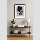 Female Nude Original Charcoal Drawing Street Art Abstract Urban Women Lady Pinup