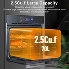 24  Electric Built-in Oven Convection Stainless Steel Steam Grill Air Fry 3000w