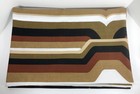 Vintage Fabric Curtain Geometric Stripes Op Art 60s 70s Mid-century 66 x 97 