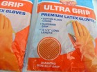 2 New Packs Mr  Clean Ultra Grip Premium Latex Gloves-small - Orange Free Ship