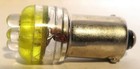 Led Bulb Replaces 1893 Bulb Amber 4 Micro Led s Single Contact Straight Pin-pair