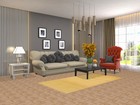 Handmade 7 Ft Oriental Runner Rug 3x7 Gold Wool Contemporary Solid Modern Carpet