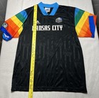 Vtg Adidas Kansas City Wizards Jersey Mens Large Rainbow Mls Soccer Usa 1997