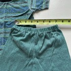 Vintage 90s Green Blue Surf Beach Skate T-shirt Shorts Set Boys 2t Aztec