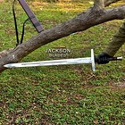 Handmade Replica Sword Of King Arthur - Carbon Steel Battle Ready Hunting Sword