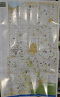 Indiana State 2026 State Travel Map Street Road Highway Railroad Paper