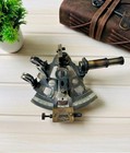 Antique Brass Working Marine Sextant Collectible Vintage Nautical Ship Astrolabe