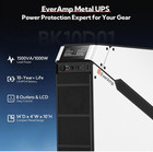 1500va 1000w Lifepo4 Ups Battery Backup   Surge Protector