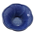 Vintage Haeger Deep Blue Pottery Ceramic Planter Flower Pot Bowl