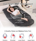 Pregnancy Pillow  Full Body 57 Inch Maternity Pillow With Removable Washable Cov