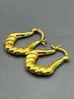 Wonderful Stunning Antique 22k Gold Gilding Unique Vintage Earring