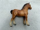 Nice Vintage Breyer Horse  84 Chestnut Clydesdale Draft Foal Dark Shading 1970s