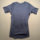 Adidas Techfit Tee Mens L Shadow Navy Tight Fit Aeroready Training Jx2561