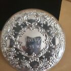 Vintage Towle Sterling Silver 3 25  Vanity Compact Hand Mirror New Geary 6-24-90