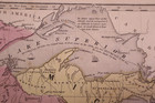 Rare Antique Dated 1844 Map   Michigan   The Wisconsin Territory By R c  Smith