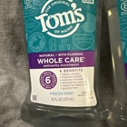 Tom s Of Maine  Mouthwash Fresh Mint Whole Care   16 Oz  2 Bottles 