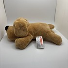 Melissa   Doug 9    Brown Puppy Dog Laying Stuffed Animal Plush