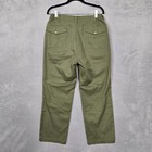 Vintage Boy Scouts Of America Green Pants Cargo Front Mens 34x30 Elastic Waist