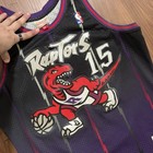 Authentic Vince Carter Raptors  15 Hardwood Classics Basketball Jersey Size L