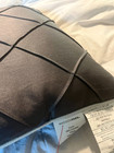 Madison Park Throw Pillow Square Shimmer Satin Pewter silver Gray 16 X 16