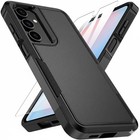 For Samsung Galaxy A16 5g Case Shockproof Tough Phone Cover   Tempered Glass