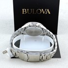 Bulova Men s Marine Star 98b401 Chronograph Gray Dial Steel Quartz Watch 41 5mm