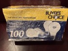 100 Watt Soft White Bulbs A19 1400 Lumen 1500 Hours Buyers Choice 4 Pack