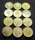 Lot Of Twelve Commemorative Coins Of Poland - Famous Polish Artists  unc 