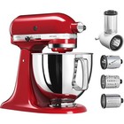 Kitchenaid Artisan 5-quart Tilt-head Stand Mixer With Slicer shredder  Red