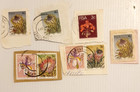 African Postage Stamps Mixed Lot On   Off Paper South Africa Rwanda And More 