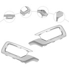 Fog Light Bezel Chrome Pair 2013-2016 Gmc Acadia 2017 Limited 22814530 22814531