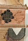 Vintage 1970s Don Freedman Mcm Boho Jute Woven Wall Hanging Textile Art India
