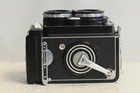 Rolleiflex 2 8e Planar With Cap  Meter   Split Image Bright Screen
