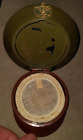 Vintage 1940 s Us Army Henriette Military Powder Compact Hat Cap Makeup Case