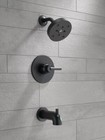 Delta Trinsic 14 Series Tub And Shower Trim Matte Black-certified Refurbished