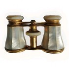 Vintage Lemaire F1 Opera Glasses  Mother Of Pearl  Paris Cincinnati Ohio