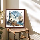 Amorars Lighthouse Ship Diamond Art Kits For Adults - 5d Multicolour 