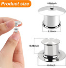 50pcs Metal Pin Backs  Locking Pin Back Fasteners For Badges  Lapel Pins   Craft