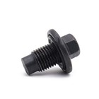 Engine Oil Pan Drain Plug Bolt   Washer Compatible With 96-24 Jeep Dodge