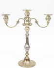 Gorham Chantilly-duchess Sterling Silver Weighted Candelabra Pair  750 3 Light 