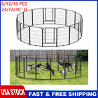 24 32 40 Inch Heavy Duty Dog Playpen 8 16 Panels Exercise Pen Pet Fence Cage