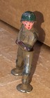 Vintage Barclay Manoil Podfoot Toy Advancing Soldier Rifle Infantry Metal 1940s