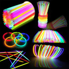 144 Pcs 8  Glow Sticks Bulk Party Favors Pack  Neon Glow In The Dark Party Suppl