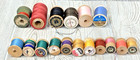 Sewing Notions Wooden Spools Of Thread Coats   Clark s Kismet Vintage Lot Of 17
