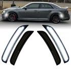 Led Side Marker Lights For Chrysler 300 300s 300c 2015-2024 Smoked Lens 4pcs