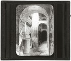 The Catacombs  Rome Italy  Vintage Glass Plate Photo  Positive 8 5x10 Cm
