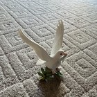 Lenox Millenium 2000 Porcelain Dove Figurine Blue Ribbon Olive Branch