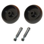 Two  2  New Aftermarket Replacement Deck Wheels W  Bolts   Nuts Fits John Deere
