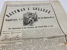 Civil War Era Poughkeepsie Ny College Catalog 1860 For Young Men Eight Pages