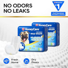 50 Pack Waist Disposable Dog Diapers Male Wraps Belly Bands Pet Soft small Size 